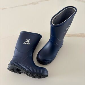 Kamik Unisex Navy Stomp Rain Boots